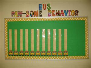 bus rules poster 