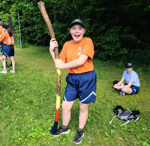Cadet excited about holding the M.E.A.T. stick