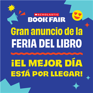 Gran anuncio de la feria del libro. iel mejor dia esta por llegar!