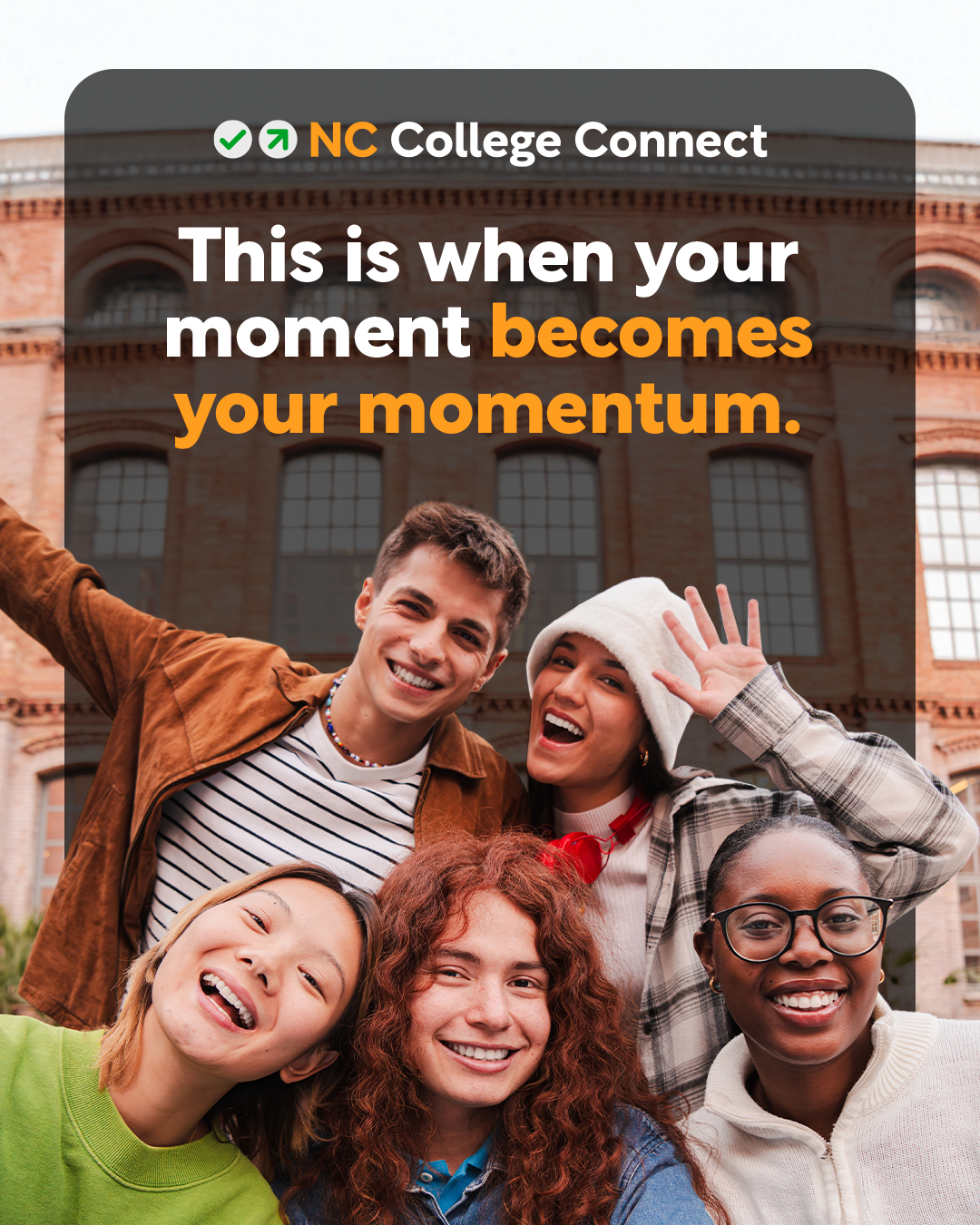  NC College Connect Logo English