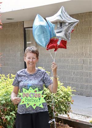 Retiring teacher Karen Barbee finishes her doctorate