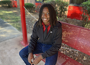  Jordan Young, senior at Monroe High
