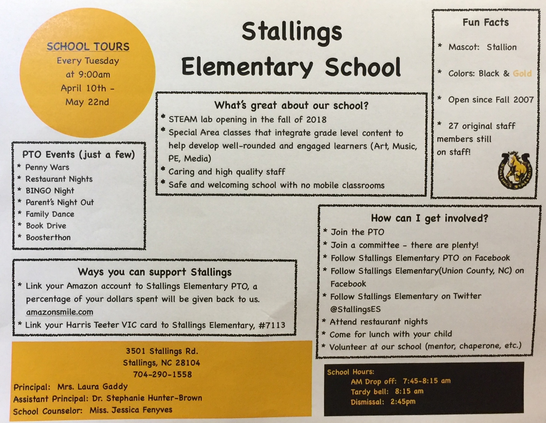 stallings elementary homepage penny wars flyer