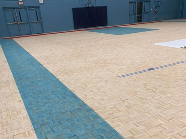 Piedmont High Aux Gym Flooring Renovation