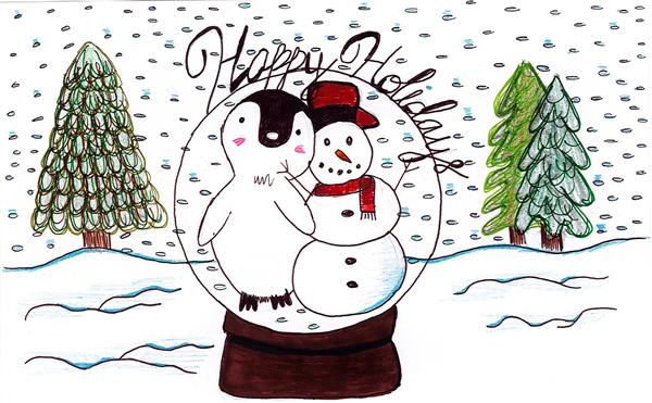 Porter Ridge Middle student Ashley Cole wins UCPS Holiday Card Contest Porter Ridge Middle student Ashley Cole wins UCPS Holiday Card Contest
