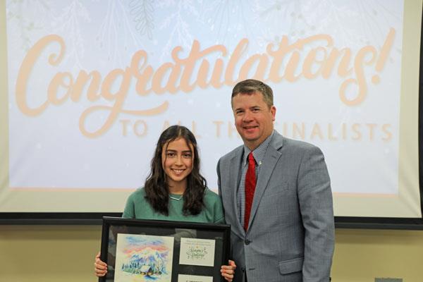 Maia Ramirez clinches second consecutive win in UCPS Holiday Card Contest